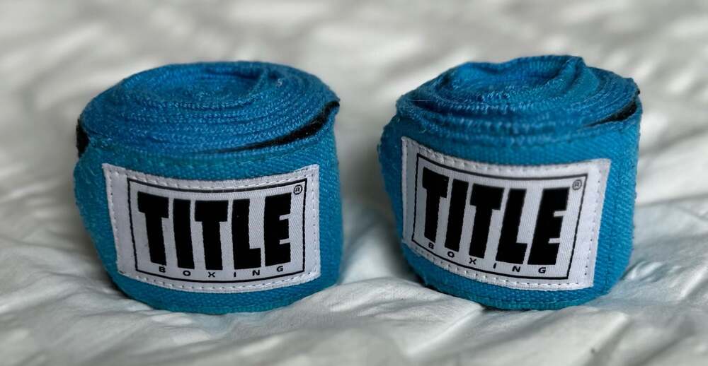 Title Boxing Semi-Elastic Mexican Style Handwraps - Turquoise